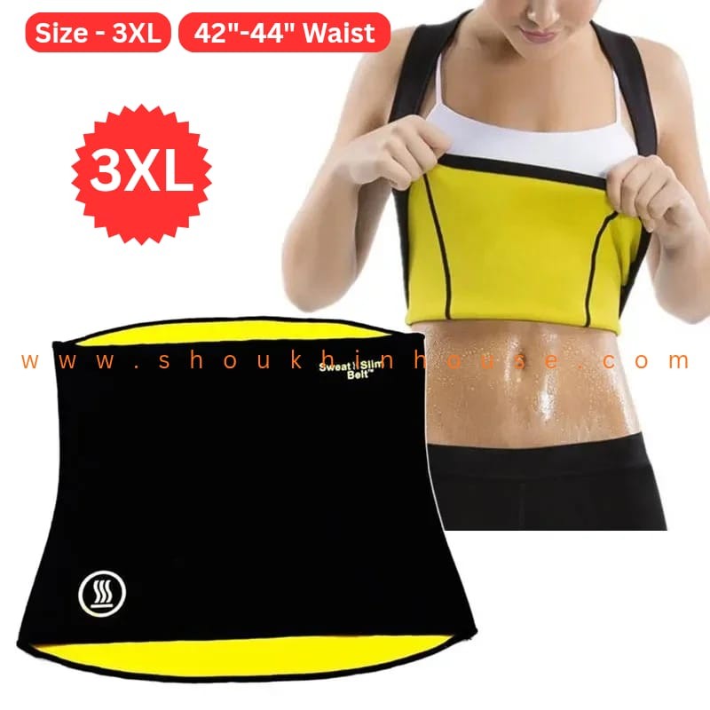 Size 3XL_Sweat Slim Belt For Men and Women _